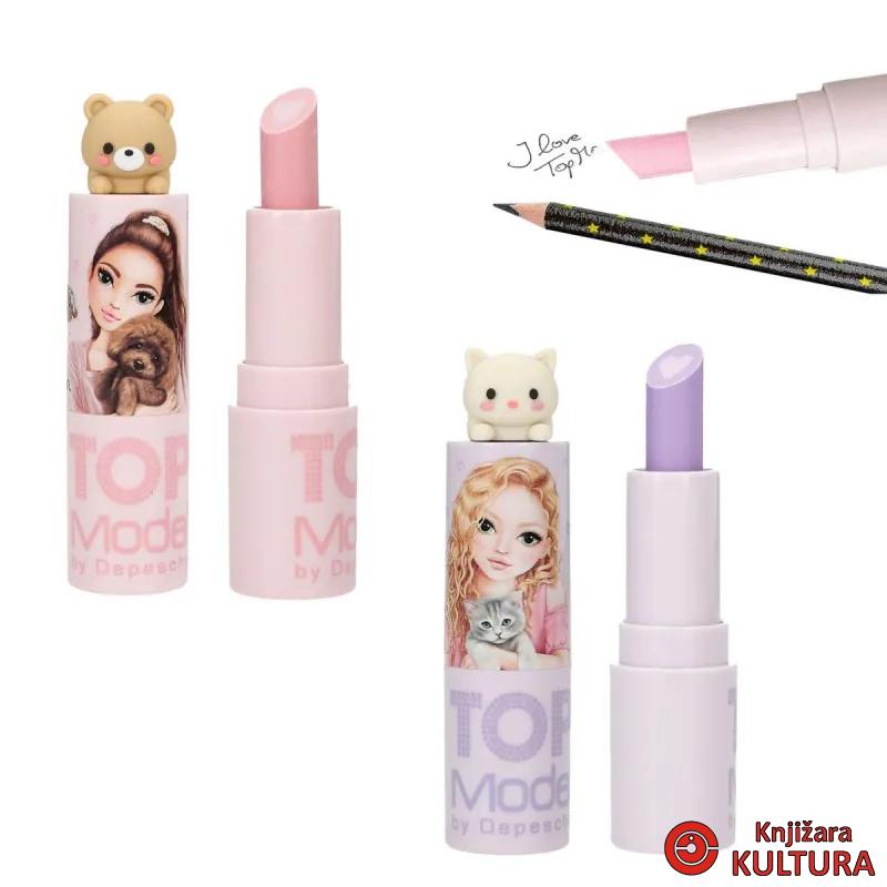 TOP MODEL GUMICA RUŽ SA TOPEROM 