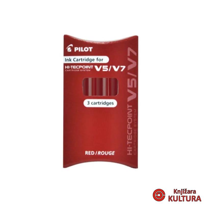 ULOŽAK PILOT V7 CRVENI 3/1 