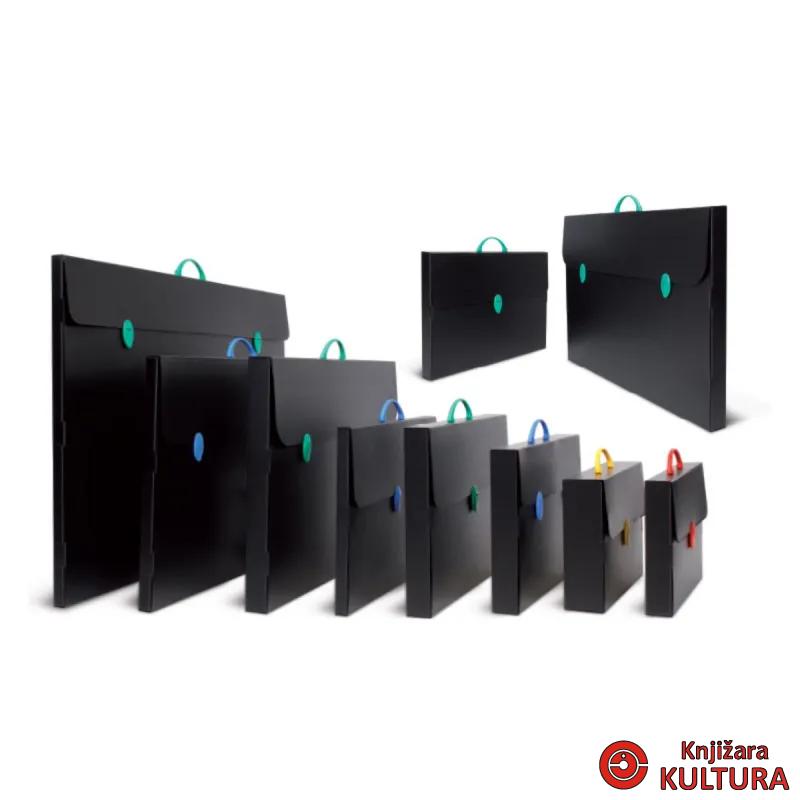 FOLDER B2 52*73,5*3 CRNI 