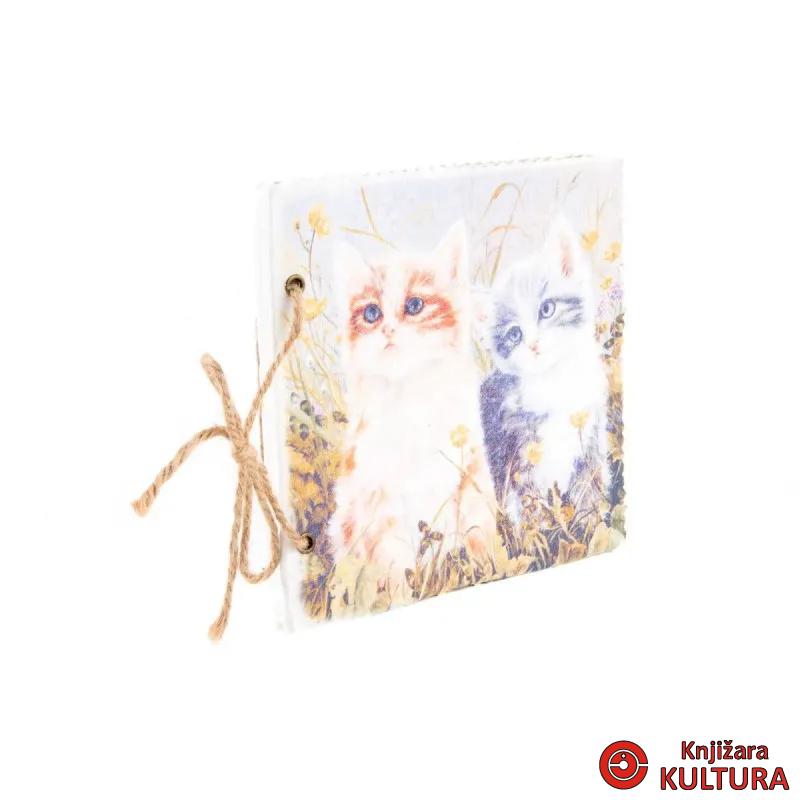 NOTES LINEN 17X17X1.5 CATS 