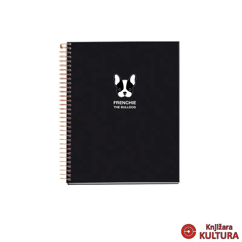 SVESKA A5 120 FRENCHIE GOLD D. 