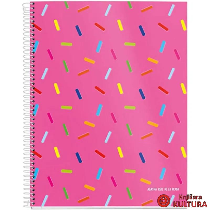 SVESKA A4 120 SQU PP CANDY ARP 