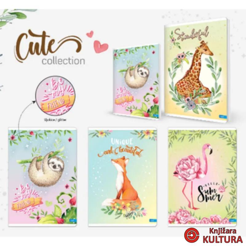 SVESKA A4 MP CUTE COLL.LATAJN 