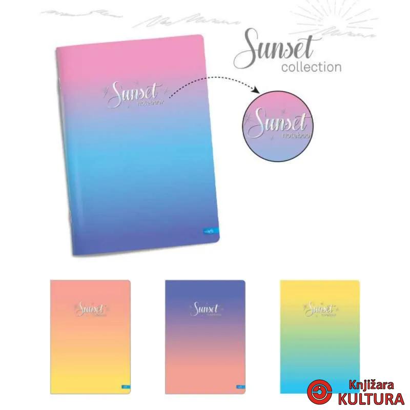 SVESKA A4 MP SUNSET COLL.KARO 