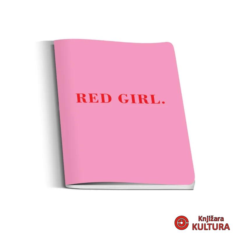 SVESKA A5 60 LISTA KARO RED GIRL 