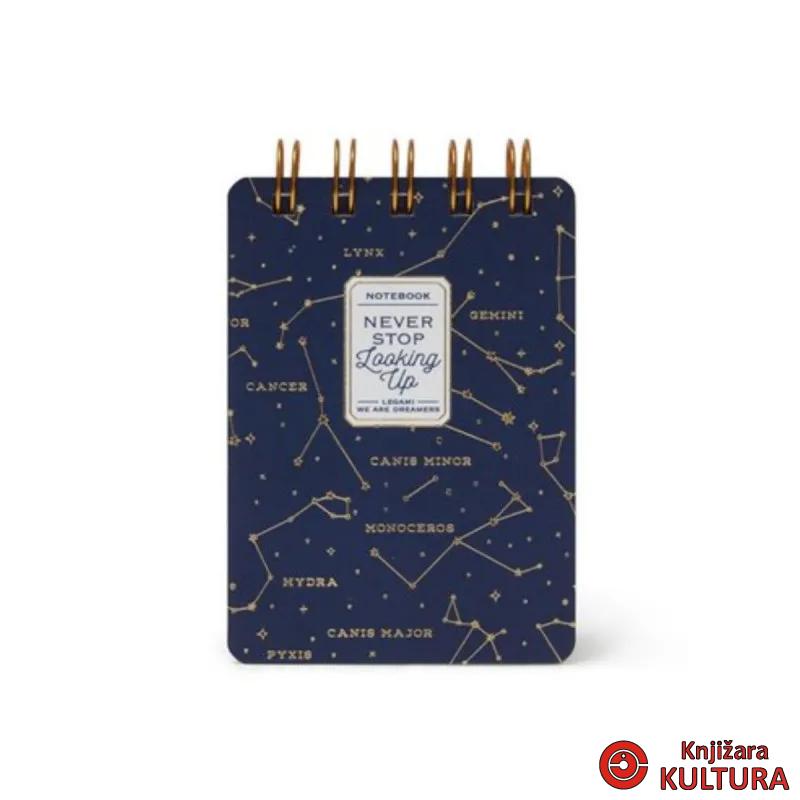 SVESKA SPIRALNA DIKTO- MINI - STARS 