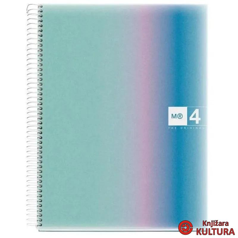 SVESKA A4 120 HOR 70G PP AURORA SANTORINI 