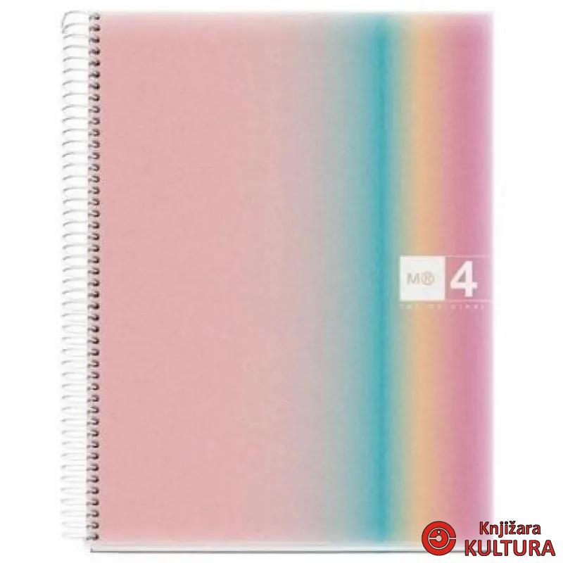 SVESKA A4 120 SQU 70G PP AURORA WEST BAY 