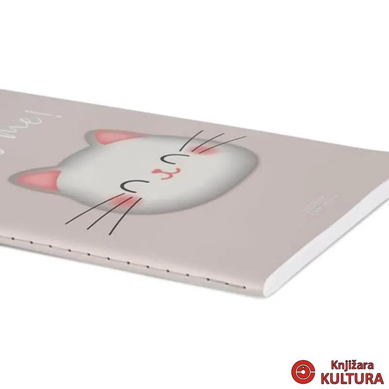 SVESKA ČISTA - QUADERNO - MEDIUM - KITTY 