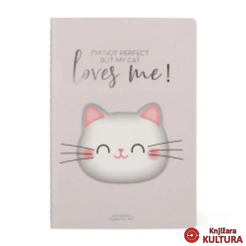 SVESKA ČISTA - QUADERNO - MEDIUM - KITTY 