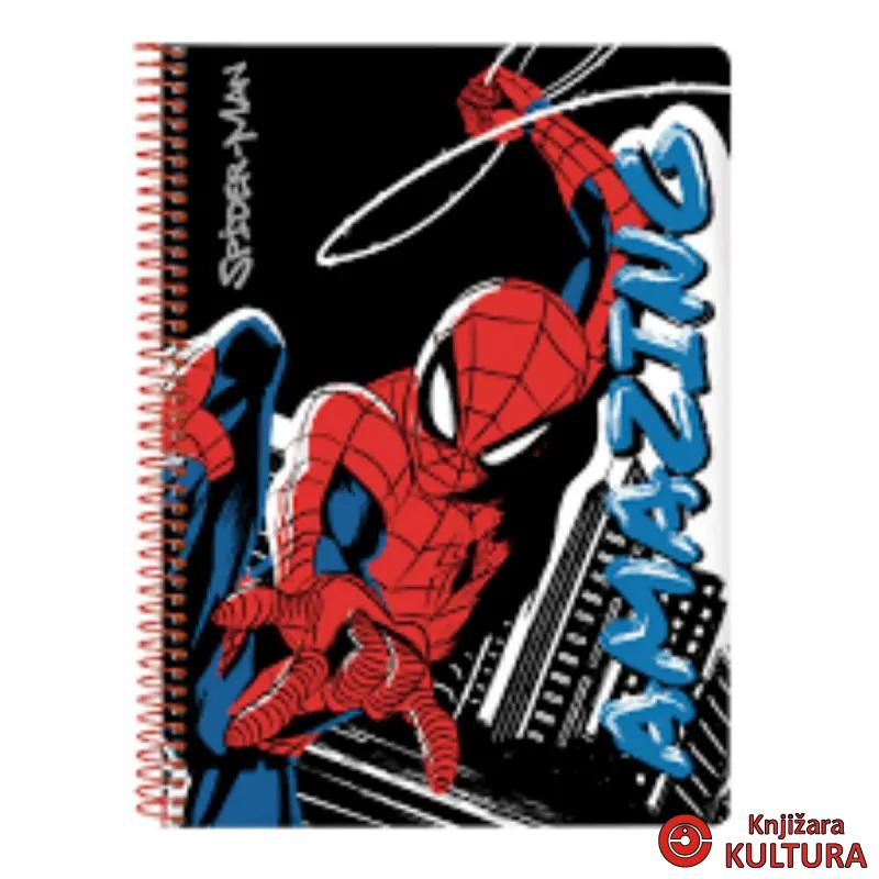 SVESKA SPIRALA 80L SPIDER-MAN 