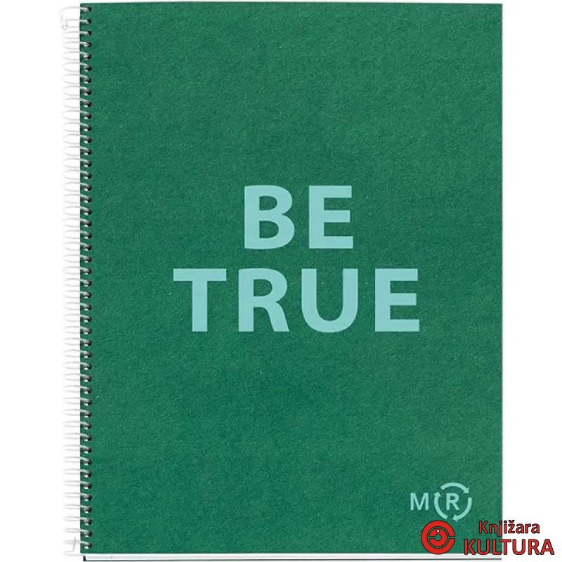 SVESKA A4 80 SQU 90G BE ECO EMERALD MR46882 