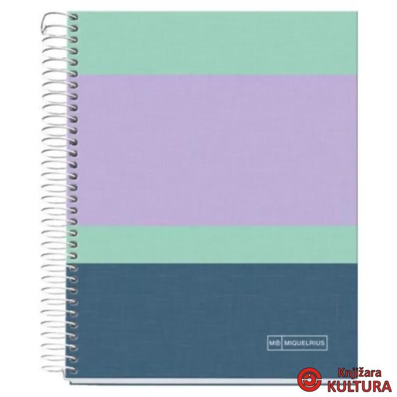 SVESKA A5 140 HOR 70G RIDER PURPLE MR04257 