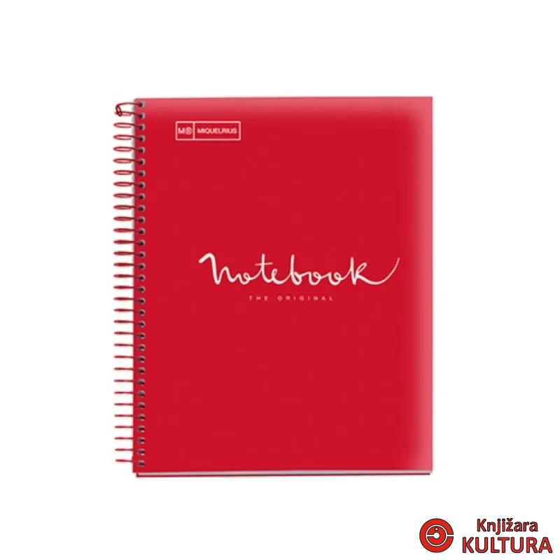 SVESKA A5 120 SQU 90G PP EMOTIONS RED MR MR46102 