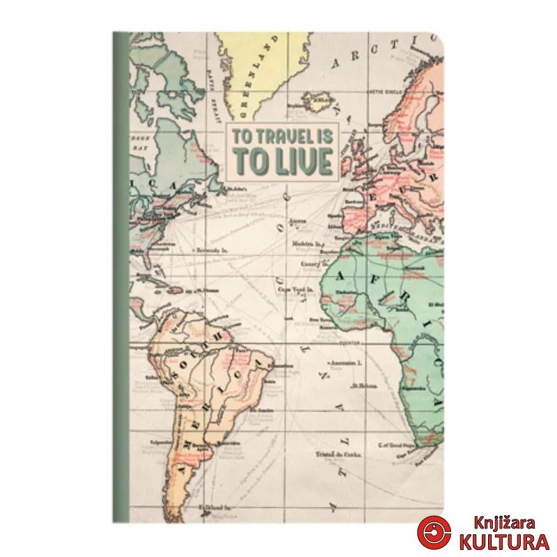 SVESKA DIKTO - QUADERNO - MEDIUM - TRAVEL 
