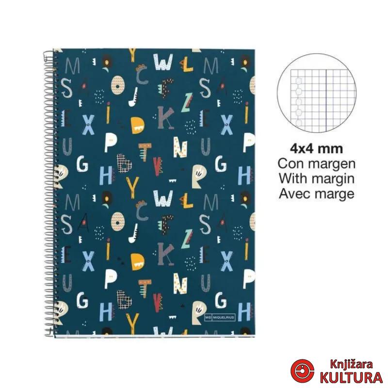 SVESKA 215 X 315 MM NOTEBOOK ABC