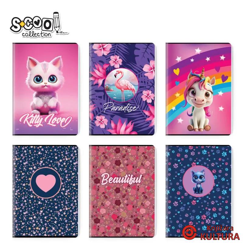 SVESKA A4 MP PREMIUM 52S GIRL'S COLLECTION 2024 1ST GRADE PRINTING 