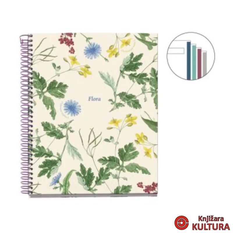 SVESKA A5 100L LISA MEDITERANEO B.FLORA MR04422 