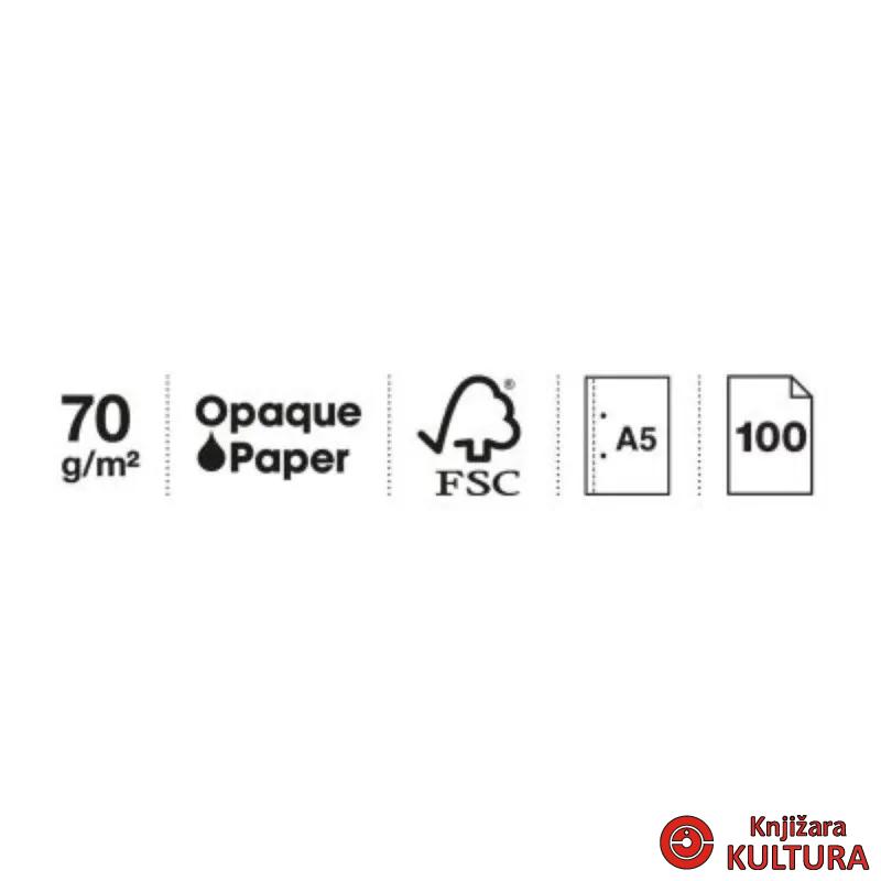 SVESKA A5 100L AMAPOLA BOTANICAL FLORA KARO MR04423 