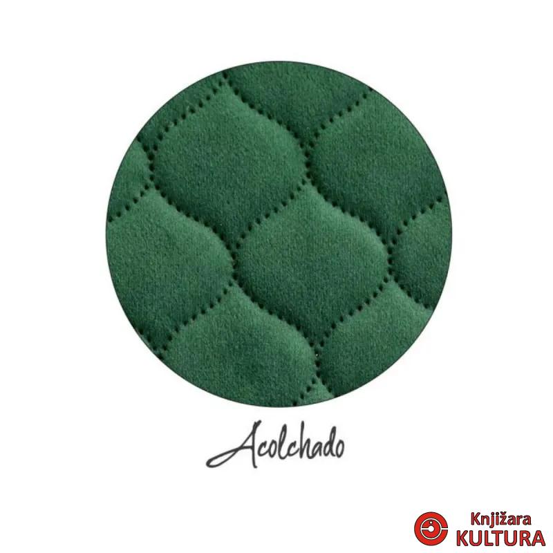 SVESKA A5 DOT TED GREEN VELVET H.DAYS MR08294 