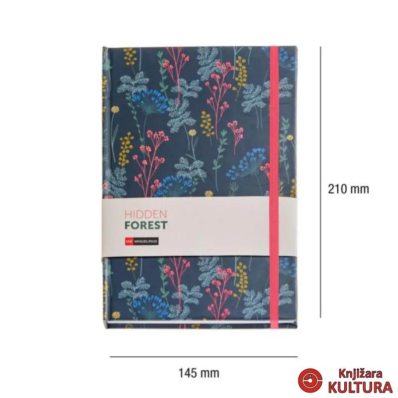SVESKA A5 PLAIN HIDDEN FOREST MR08297 