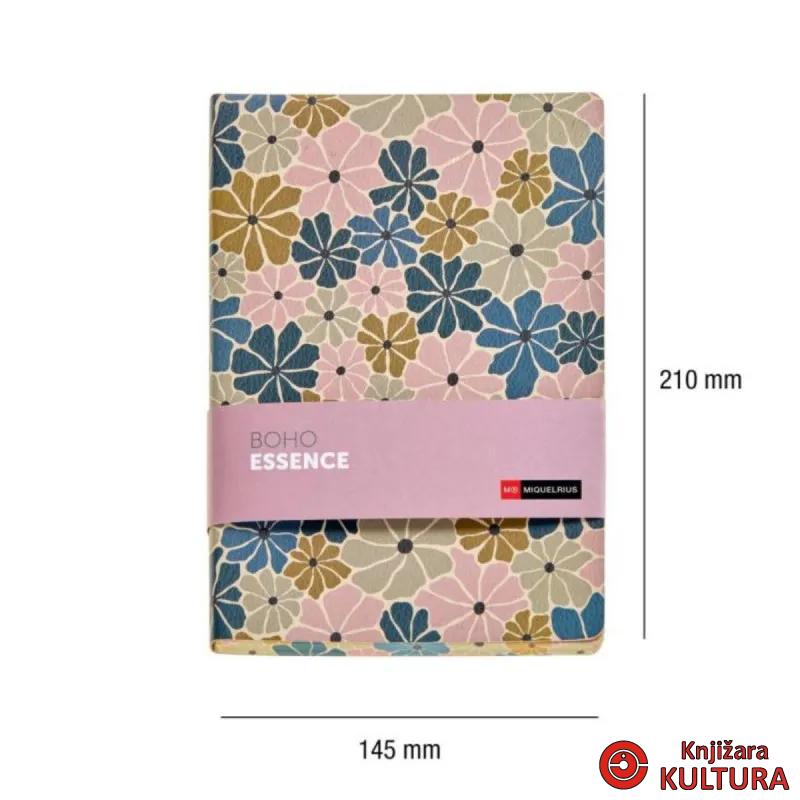 SVESKA A5 DOT. FLOWER BOHO ESSENCE MR08303 