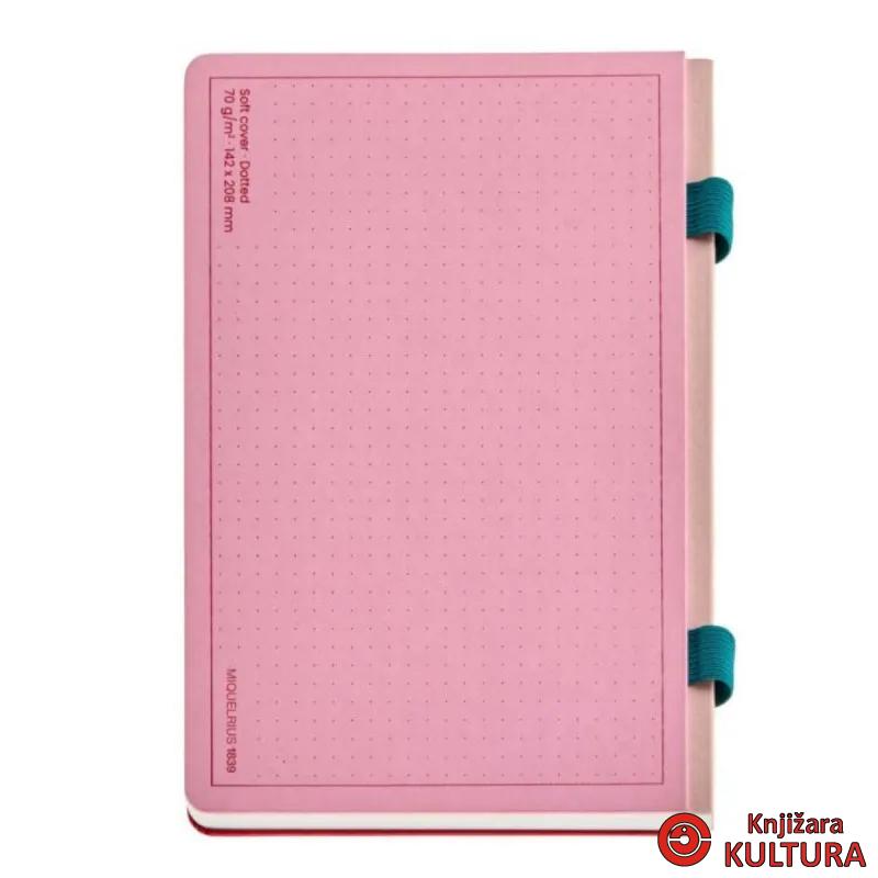 SVESKA A5 DOUBLE PLAIN DOT.RED MR08316 