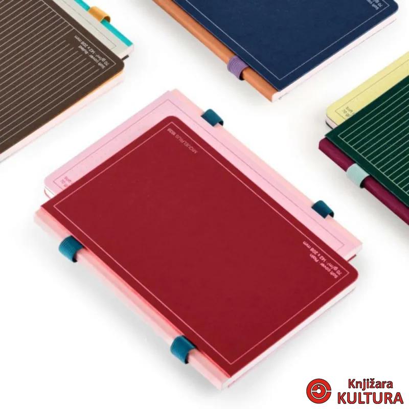 SVESKA A5 DOUBLE PLAIN DOT.RED MR08316 