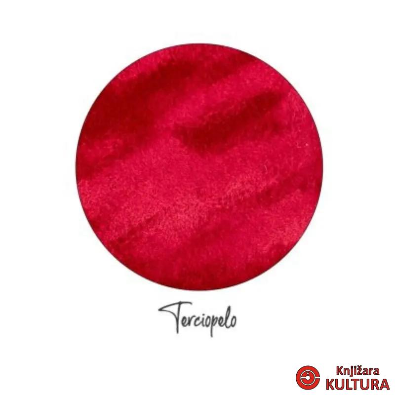 SVESKA A5 PLAIN RED VELVET H.DAYS MR8293 