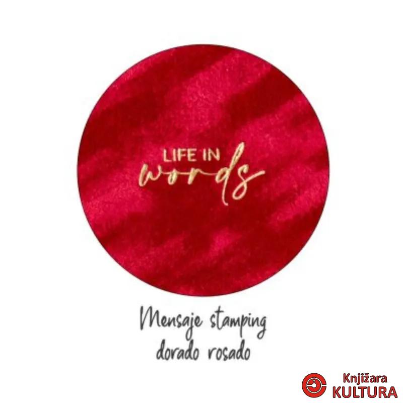 SVESKA A5 PLAIN RED VELVET H.DAYS MR8293 