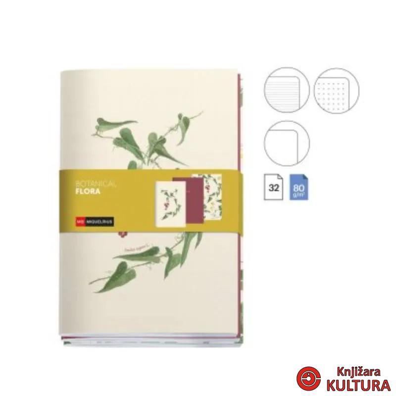 SVESKE A5 3/1 BOTANICAL FLORA MR8326 