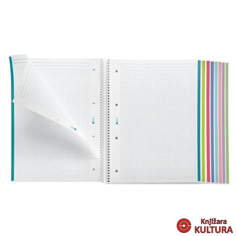 SVESKA A4 160 SQU 90g EMOTIONS BLUE 