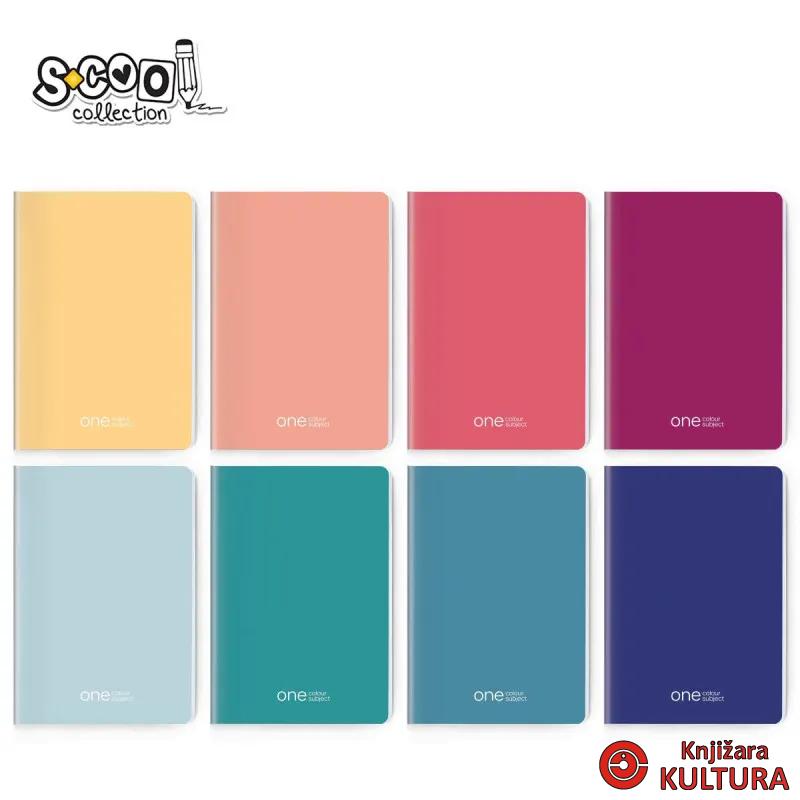 SVESKA A5 MP 52L ONE COLOR KARO PREMIUM SC3526 