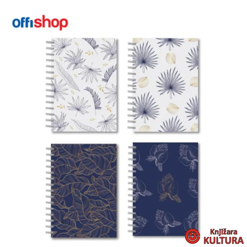 SVESKA SA SPIRALOM A6 80 LISTA 10.5X15CM OF679  1/12 