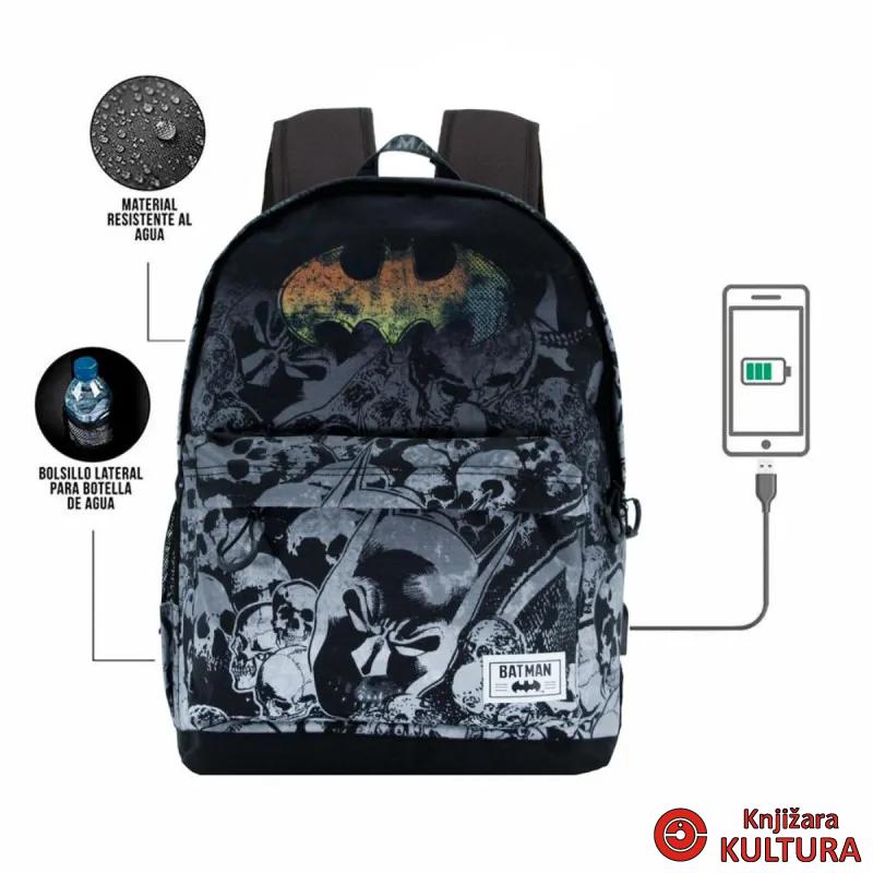 RANAC BATMAN SKULLS CRNI 