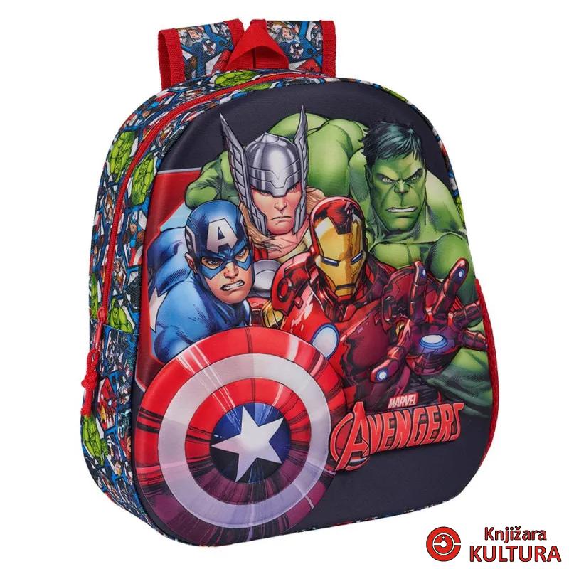 RUKSAK PREDŠKOLSKI 3D AVENGERS 