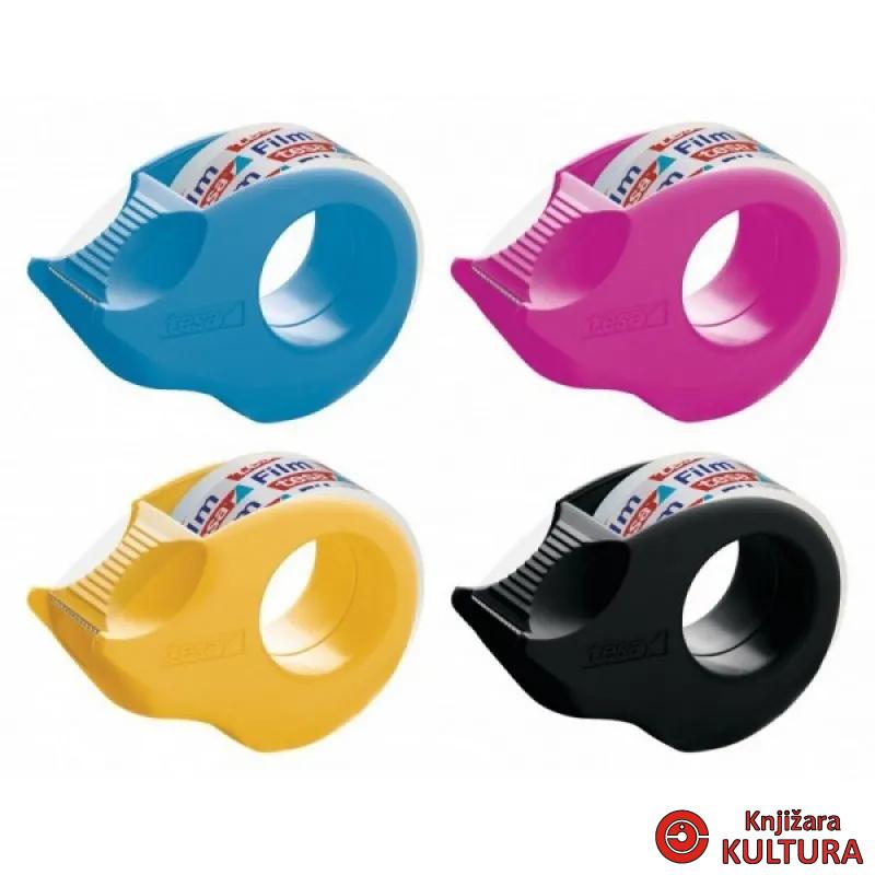 TRAKA LJEPLJIVA 19*10M+MINI DRŽAČ TESA 