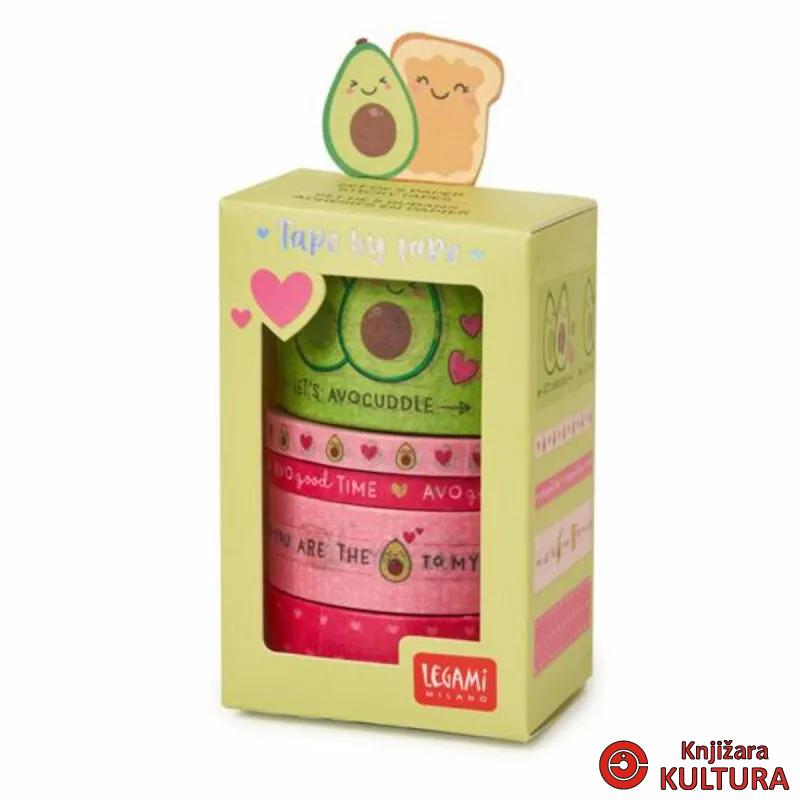 PAPIRNA LJEPLJIVA TRAKA 5/1 - TAPE BY TAPE- AVOCADO 