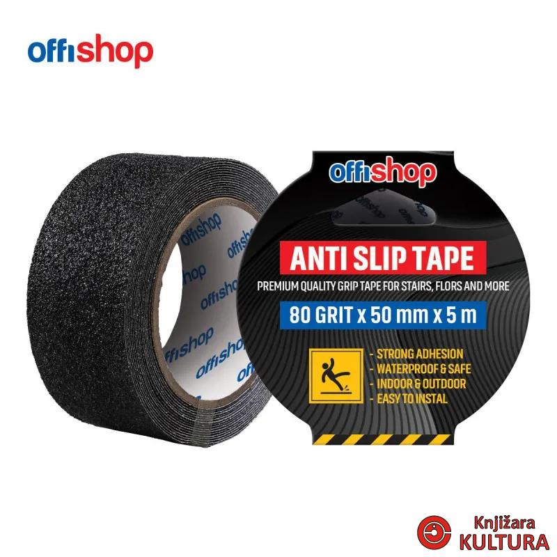 ANTIKLIZNA TRAKA CRNA 1/1 OFFISHOP 50MMX5M OF688 