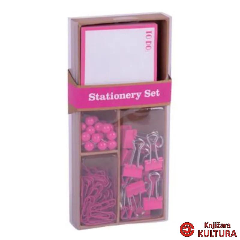 KANCELARIJSKI SET FOUR COLL. PINK 