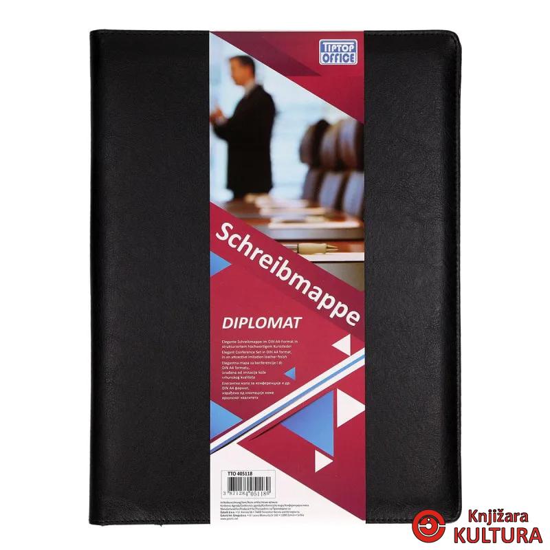 MAPA ZA DOK.DIPLOMAT A4 CRNA 