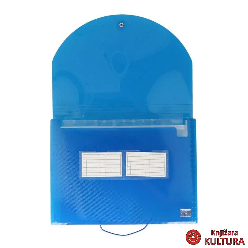 ARHIV MAPA PP A4 12PREG. TR PLAVA 