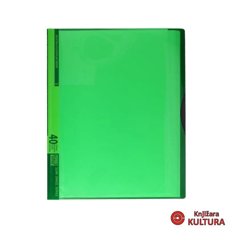 FASCIKLA 40 FOLIJA  NEON ZELENA 