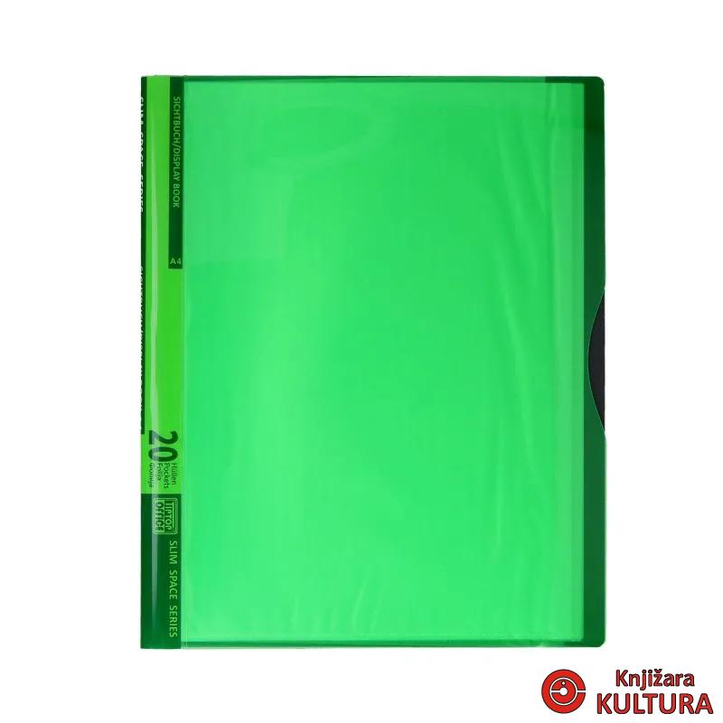 FASCIKLA 20 FOLIJA NEON ZELENA 