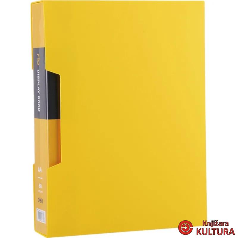 FASCIKLA DELI DISPLAY - CLEAR BOOK NEON 80 lis. E5036 