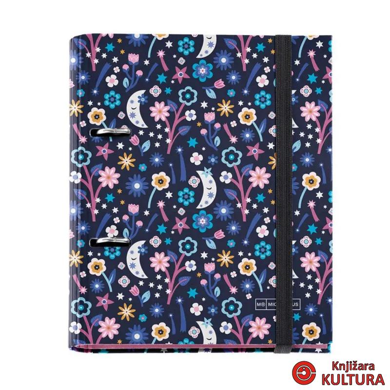 FASCIKLA A5 2-RING FOLD W/NB 25mm NIGHT GARDEN 15027MR 