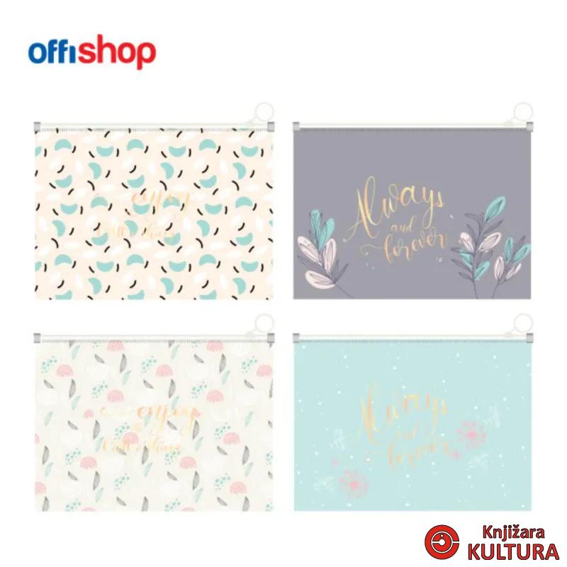 FASCIKLA SA ZIPOM A4 33X24CM OF670 1/12 