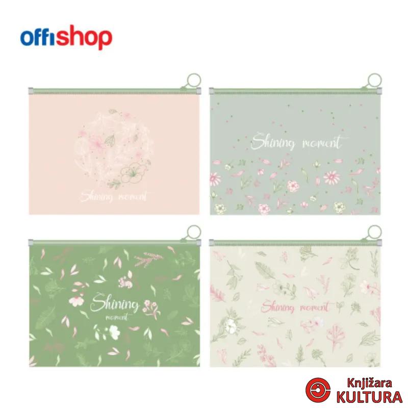 FASCIKLA SA ZIPOM A4 33X24CM OF682   1/12 