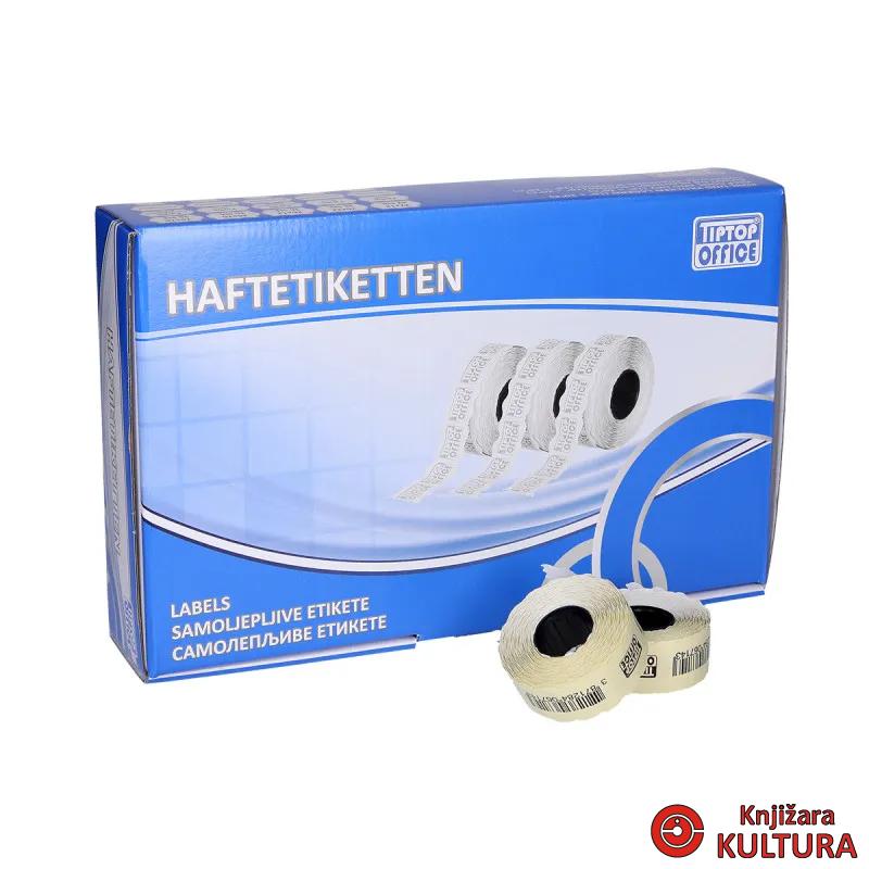 ETIKETE U KOLUTU 25*16 BIJELE 