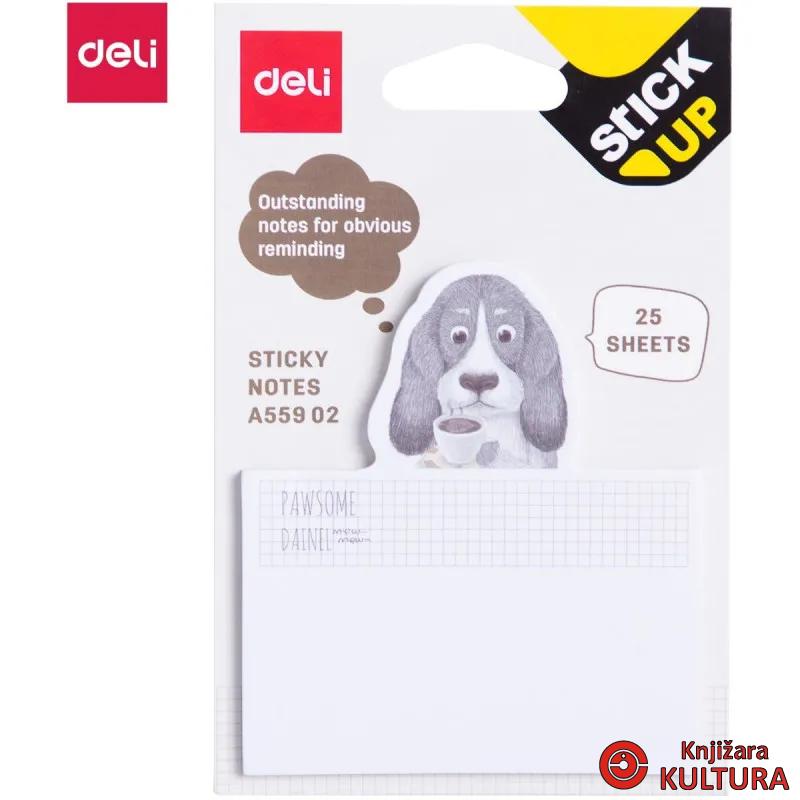 STIKER BLOK  - 3 DIMENZIJE 75x84mm, 25 LISTA EA55902 